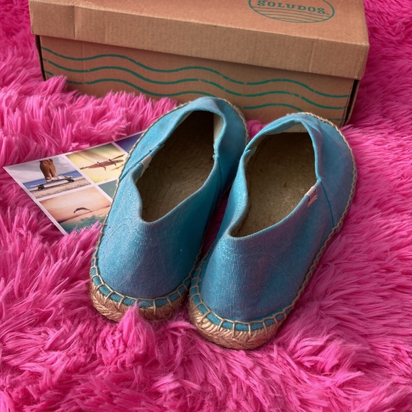 Soludos Dali Sea Blue espadrilles size 10 - Picture 4 of 10